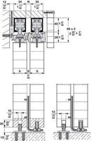 Hafele HAWA Telescopic 40/4 - Stellar Hardware and Bath