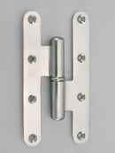 1054R HINGE ROUND CORNER, SOLID BRASS 5.38 X 2.75 - Stellar Hardware and Bath