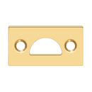 Deltana 178MST Mortise Strike, Solid Brass - Stellar Hardware and Bath