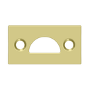 Deltana 178MST Mortise Strike, Solid Brass - Stellar Hardware and Bath