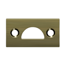 Deltana 178MST Mortise Strike, Solid Brass - Stellar Hardware and Bath
