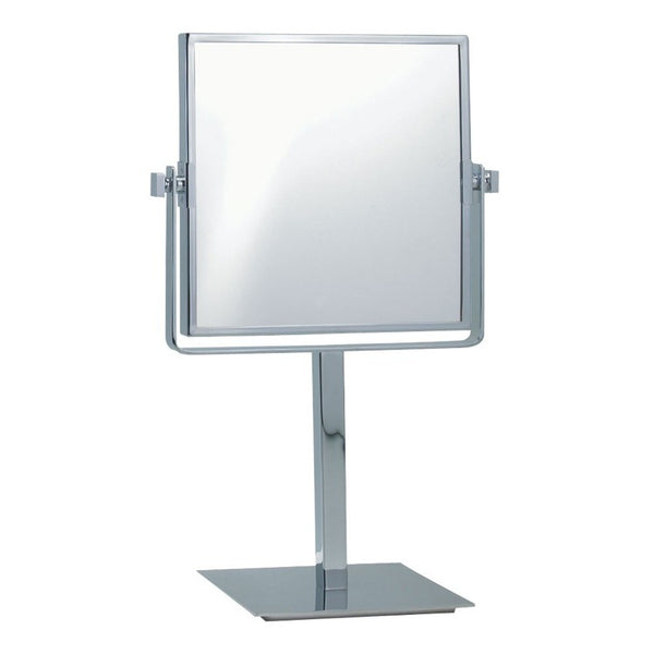 Glimmer Square Double Sided 3x Makeup Mirror - Stellar Hardware and Bath 