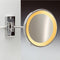 Incandescent Mirrors Wall Mount One Face Hardwired Lighted 3x or 5x Brass Magnifying Mirror - Stellar Hardware and Bath 