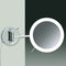 LED Mirrors Wall Mounted One Face Chrome or Gold Lighted 3x or 5x Magnifying Mirror - Stellar Hardware and Bath 