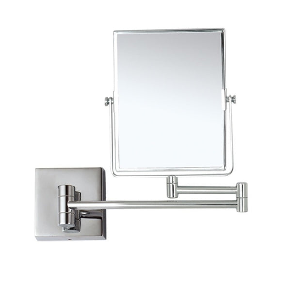 Glimmer Double Face 3x Wall Mounted Magnifying Mirror - Stellar Hardware and Bath 