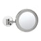Glimmer Wall Mounted Single Face 3x Makeup Mirror with LED, Hardwired - Stellar Hardware and Bath 