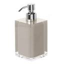 Rainbow Square Pink Countertop Soap Dispenser - Stellar Hardware and Bath