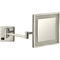 Glimmer Square Wall Mounted LED 3x Magnifying Mirror, Hardwired - Stellar Hardware and Bath 