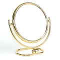 Mirror Collection Brass Double Face 3x or 5x Magnifying Mirror - Stellar Hardware and Bath 