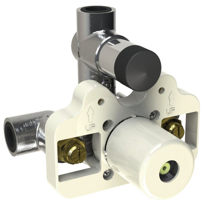 Lefroy Brooks M14201 2 Handle Thermostatic Rough with Flow Control