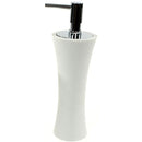 Aucuba Free Standing Soap Dispenser Made From Thermoplastic Resins in Purple Finish - Stellar Hardware and Bath 