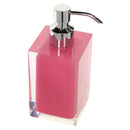 Rainbow Square Silver Finish Countertop Soap Dispenser - Stellar Hardware and Bath
