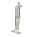 Deltana 4FBS Square Corner Flush Bolt - 4'' x 3/4'' x 1/8'' - Stellar Hardware and Bath