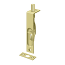 Deltana 4FBS Square Corner Flush Bolt - 4'' x 3/4'' x 1/8'' - Stellar Hardware and Bath