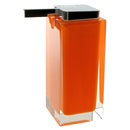 Rainbow Square Orange Countertop Soap Dispenser - Stellar Hardware and Bath 