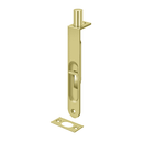 Deltana 6FBR Round Corner Flush Bolt - 6'' x 3/4'' x 1/8'' - Stellar Hardware and Bath