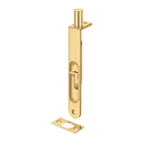 Deltana 6FBR Round Corner Flush Bolt - 6'' x 3/4'' x 1/8'' - Stellar Hardware and Bath