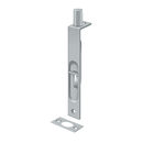 Deltana 6FBS Square Corner Flush Bolt - 6'' x 3/4'' x 1/8'' - Stellar Hardware and Bath