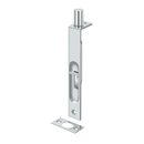 Deltana 6FBS Square Corner Flush Bolt - 6'' x 3/4'' x 1/8'' - Stellar Hardware and Bath