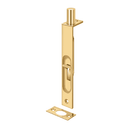 Deltana 6FBS Square Corner Flush Bolt - 6'' x 3/4'' x 1/8'' - Stellar Hardware and Bath
