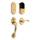 Baldwin Touchscreen Boulder Right Handed Inactive Dummy Handleset with Beavertail Interior Lever - Stellar Hardware and Bath