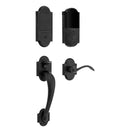 Baldwin Touchscreen Boulder Right Handed Inactive Dummy Handleset with Beavertail Interior Lever - Stellar Hardware and Bath