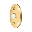 Deltana BBC20 Oblong Plastic Bell Button - 2 3/8'' x 1 5/8'' - Stellar Hardware and Bath