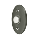 Deltana BBC20 Oblong Plastic Bell Button - 2 3/8'' x 1 5/8'' - Stellar Hardware and Bath