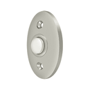 Deltana BBC20 Oblong Plastic Bell Button - 2 3/8'' x 1 5/8'' - Stellar Hardware and Bath