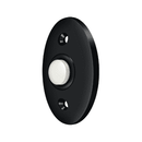 Deltana BBC20 Oblong Plastic Bell Button - 2 3/8'' x 1 5/8'' - Stellar Hardware and Bath