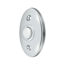 Deltana BBC20 Oblong Plastic Bell Button - 2 3/8'' x 1 5/8'' - Stellar Hardware and Bath