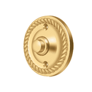 Deltana BBRR213 Round Bell Button w/ Rope Pattern - 2 1/4'' - Stellar Hardware and Bath