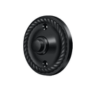 Deltana BBRR213 Round Bell Button w/ Rope Pattern - 2 1/4'' - Stellar Hardware and Bath