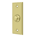 Deltana BBS333 Rectangular Bell Button - 3 1/4'' x 1 1/4'' - Stellar Hardware and Bath