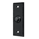 Deltana BBSR333 Bell Button, Rectangular Rope - Stellar Hardware and Bath