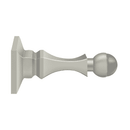 Deltana BDH35 Baseboard Door Bumper - 3 1/2'' - Stellar Hardware and Bath