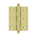 Deltana CH2520 Cabinet Hinge - 2 1/2'' x 2'' - Stellar Hardware and Bath