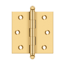Deltana CH2525 Cabinet Hinge - 2 1/2'' x 2 1/2'' - Stellar Hardware and Bath