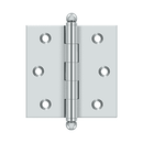 Deltana CH2525 Cabinet Hinge - 2 1/2'' x 2 1/2'' - Stellar Hardware and Bath 