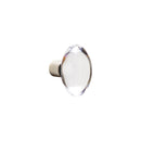 OVAL CRYSTAL CABINET KNOB CK150  1" - Stellar Hardware and Bath