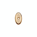 OVAL CABINET ROSE CKR50  1" x 1 3/4" - Stellar Hardware and Bath