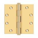 Deltana DSB45 Square Corner Hinge - 4-1/2'' x  4-1/2'' - Stellar Hardware and Bath