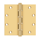 Deltana DSB55B Square Corner Ball Bearing Hinge - 5'' x 5'' - Stellar Hardware and Bath