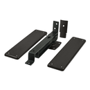 Deltana DASH95 Spring Hinge, Double Action w/ Solid Brass Cover Plates - Stellar Hardware and Bath