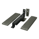 Deltana DASH95 Spring Hinge, Double Action w/ Solid Brass Cover Plates - Stellar Hardware and Bath