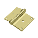 Deltana DHS3035 Half Surface Cabinet Hinge - 3'' x 3 1/2'' - Stellar Hardware and Bath