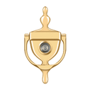 Deltana DKV630 Door Knocker w/ Viewer - 6'' x 3'' - Stellar Hardware and Bath