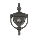 Deltana DKV630 Door Knocker w/ Viewer - 6'' x 3'' - Stellar Hardware and Bath