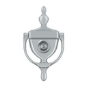 Deltana DKV630 Door Knocker w/ Viewer - 6'' x 3'' - Stellar Hardware and Bath