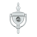 Deltana DKV630 Door Knocker w/ Viewer - 6'' x 3'' - Stellar Hardware and Bath